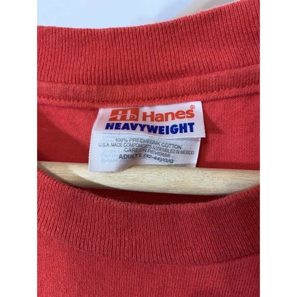 Vtg ROCKY Balboa Boxing Fights Movie Sylvester Stallone Red T Shirt Sz L 2001‎ - Picture 2 of 9